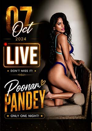 Sexy Strip Live 07 Oct - Poonam Pandey